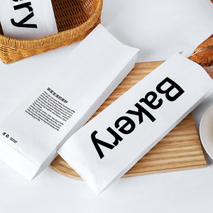 Vente en gros d'inventaire pochette d'emballage écologique étanche à l'huile pour pain grillé de boulangerie sac en plastique avec fenêtre en <span class=keywords><strong>papier</strong></span> kraft - Product Image 4