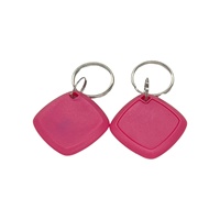 AB006 Porte-clés NFC intelligent en ABS, puce de porte, mini-étiquette 13,56 MHz pour clés d'hôtels et de motels