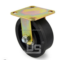 Roda Kastor Rel Besi Cor Kereta Api Warna Hitam Tempa Tugas Berat