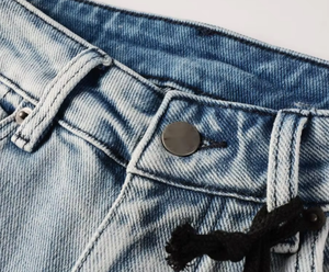 Jeans Casual di Alta Qualità in Cotone per Uomo, Denim Lavato Stile Vintage, Produttore KSUB - Product Image 2