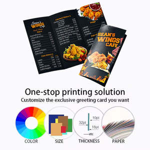 풀 컬러 A0 A1 A2 A3 A4 A5 A6 맞춤형 디지털 벽 상업 포스터/전단지/전단지/메뉴 인쇄 프로모션 도매 - Product Image 4