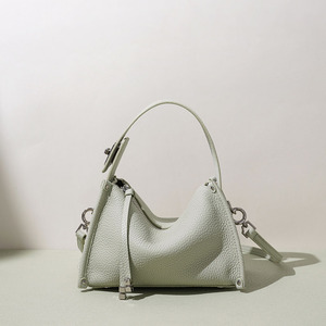 Bolso <span class=keywords><strong>de</strong></span> Mano <span class=keywords><strong>de</strong></span> Cuero Genuino <span class=keywords><strong>de</strong></span> Lujo para Mujer, Bolso Tote Geométrico <span class=keywords><strong>de</strong></span> Moda 2026, Bolso Bandolera <span class=keywords><strong>de</strong></span> Piel Vacuna Suave, Bolso Hobo Pequeño <span class=keywords><strong>de</strong></span> Diseñador - Product Image 1