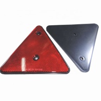 Réflecteur de sécurité Panneau d'avertissement Véhicule à déplacement lent Triangle Réflecteur Signe Qualité d'ingénierie Réfléchissant pour voiture de camion en plein air