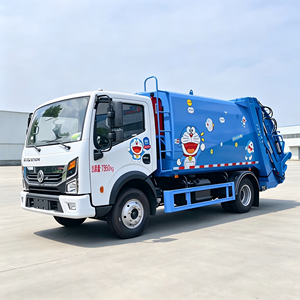 รถบรรทุกขยะอัดแน่น Dongfeng Dolica 7CBM ขับเคลื่อน 4x2 ระบบไฮดรอลิก สำหรับงานสุขาภิบาลเทศบาล จากโรงงานโดยตรง - Product Image 1