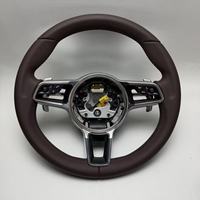 Volant sport en cuir Porsche de haute qualité, Plug & Play pour Macan Panamera Taycan Cayenne Cayman 718 911 918 991 981 987