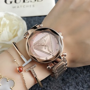 <span class=keywords><strong>Montre</strong></span> à aiguilles personnalisée <span class=keywords><strong>en</strong></span> alliage de quartz écologique 38 mm, style décontracté, boîtier rond simple et tendance, vente <span class=keywords><strong>en</strong></span> gros, pour étudiante <span class=keywords><strong>GUESS</strong></span> - Product Image 4