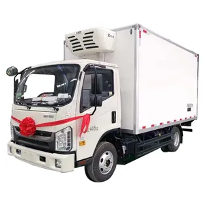 4x2 insulated truck refrigerated truck cold meat transport