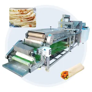 Hnoc công nghiệp Tortilla bọc làm cho máy hoàn toàn tự động Mexico Ngô Tortilla làm và nấu chín máy