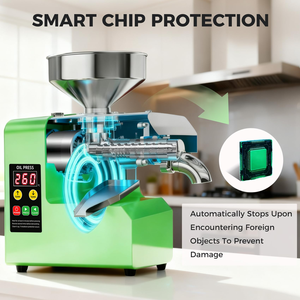 Máquina Automática para Prensar <span class=keywords><strong>Aceite</strong></span> Frío/Caliente, 820W, Procesa 30 Tipos <span class=keywords><strong>de</strong></span> <span class=keywords><strong>Aceite</strong></span>, Incluyendo Aceitunas, Ricino y <span class=keywords><strong>Coco</strong></span> - Product Image 4
