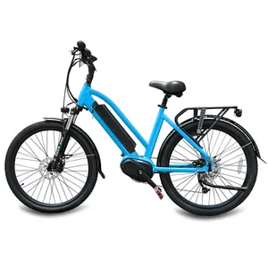 중반 드라이브 시스템 bafang ebike 모터 250 와트 페달 보조 전기 자전거 전기 자전거 여성 남성 남자 소년 소녀 레이디
