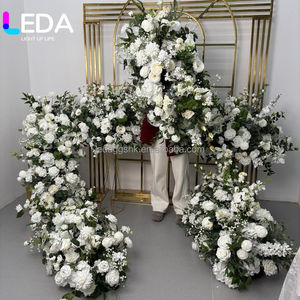 Décorations de mariage LEDA, arrangement floral, fleurs suspendues, fleurs artificielles blanches pour mariage - Product Image 2