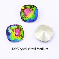 Manik-manik Kristal K9 3D Grosir 10mm Potongan Cushion Rhinestones Bebas Nikel Ramah Lingkungan Aksesoris DIY Perhiasan Seni Kuku