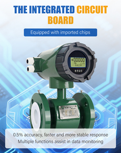 Flow Meter Elektromagnetik Submersible DN80 FIMEET dari Baja Anti Karat untuk Cairan/Air/Minyak dengan Sambungan Flens +/-0.5% - Product Image 4