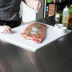 Planche à découper en plastique robuste ZSPE, extra épaisse, en PE, pour restaurants et boucheries - Product Image 1