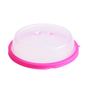 Reusable Plastic Food Storage Lid Round Airtight Microwave Safe Kitchen Bowl Cover for Refrigerator Use - Product Image 5