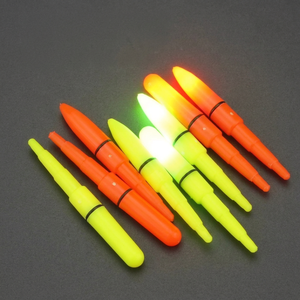 Flotador de Pesca Luminoso Awa, Perfil en T, Plástico Ligero, Barra Luminosa Nocturna para Pesca en Ríos y Arroyos, Luz Trasera Electrónica - Product Image 1