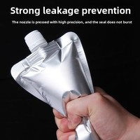 Emballage cosmétique personnalisé rechargeable, étanche et résistant à l'humidité, pour pochette à bec verseur, format stand-up pour le stockage
