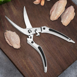 Kitchen <b>Scissor</b> Stainless Steel Elbow Shape For <b>Meat</b> Chicken Bone Fish Gutting Vegetable Cutting Home Use - Product Image 3