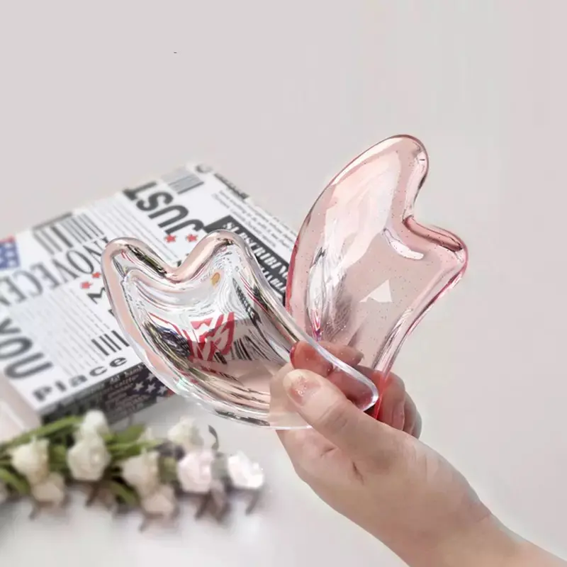 Crystal Scraping Board Transparent Scraping Face And Whole Body Dredge Meridian Lymphatic Clean Beauty Tool For Men And Women