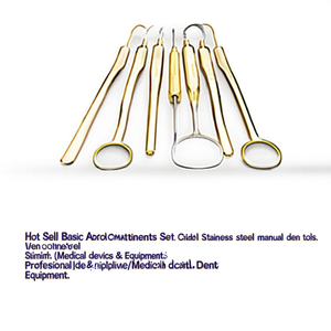Kit d'instruments chirurgicaux dentaires de base en acier inoxydable, certifié CE, outils dentaires manuels – Vente chaude - Product Image 1