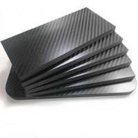 Feuille de fibre de carbone (CFRP) brillante ou mate, 50 % brillante, 3K T700, en rouleau, taille personnalisée
