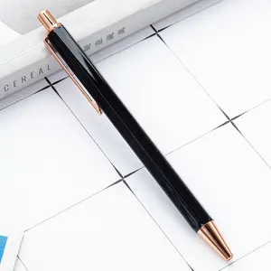 LIUSHUN 2024 Fluency Writing Printing Fashion Boligrafos Stylus Personalized Custom Logo Ball Pens Metal Pen