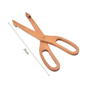 Pinzas de Madera para Alimentos con Logotipo Personalizado, Pinzas de Cocina Hechas a Mano, Utensilio para Hornear Pan y BBQ - Product Image 2