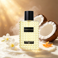 Brume parfumée pour cheveux et corps 100ml, senteur Caramel Rose Vanille Douce Gourmande, pour femmes, en gros, idéale pour cadeau