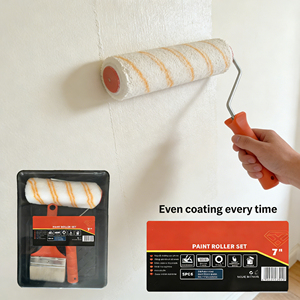 No Dead Ends 9-inch Painting Tool Paint Roller Brush Set 2 Pieces - Product Image 3