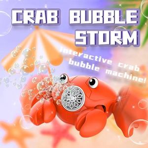 Nhà Máy Ngoài Trời Phim Hoạt Hình Cua Hình Tự Động Bong Bóng Nhà Sản Xuất Bò Bong Bóng Đồ Chơi Với Ánh Sáng Máy Bong Bóng Cho Trẻ Em - Product Image 2