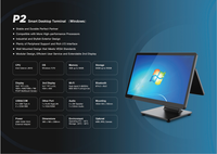 Windows 11 все в одном POS терминал сенсорный экран кассовый аппарат биллинг Принтер система для ресторана розничный магазин