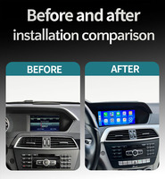 Autoradio WIFI Carplay avec écran tactile 8,8 pouces, système de lecteur DVD Linux pour Mercedes C GLC W204 W205 W447, écran tactile IPS