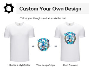 Regalo promocional que da 100% algodón poliéster camiseta en blanco de secado rápido camiseta personalizada sublimación impresión Logo Unisex gimnasio deportes - Product Image 5