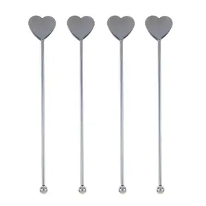 19cm Creative Stainless Steel Mixing Cocktail Coffee Stirrers for
