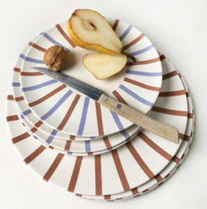 Platos de postre de fibra de bambú, azul y <span class=keywords><strong>blanco</strong></span>, cargador, <span class=keywords><strong>precio</strong></span> de fábrica, proveedor - Product Image 6