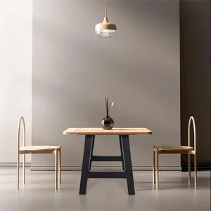 Patas de muebles de metal redondas industriales base de mesa de bar personalizada de fábrica OEM Premium para mesa de comedor