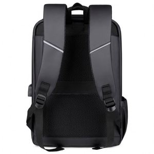 Sac à dos pour homme de grande capacité personnalisé, nouveau design, en PU imperméable, fermeture éclair, polyester, pour les voyages d'affaires, ordinateur portable - Product Image 3