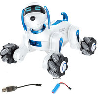Intelligenter, horizontal beweglicher, fingerabdruckgesteuerter, ferngesteuerter elektrischer Hunde-Roboter als Lernspielzeug für Kinder