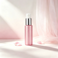 Bouteille cosmétique personnalisée en PET couleur sur mesure 30-300ml, contenant cosmétique personnalisé, flacon pompe cylindrique pour huile capillaire, lotion et huiles essentielles