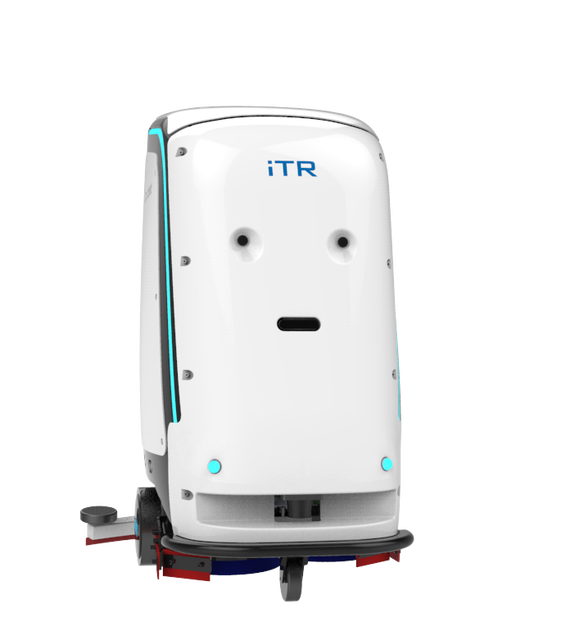 Intelligent Wireless ITR Commercial Cleaning Robots Floor Scrubbing Robot for Multi-scenario Factory Outlet