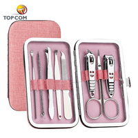 Kit de manucure pour professionnels, kit d'outils professionnels, ensemble de couleurs, 8 en 1, 21 pièces
