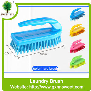 Brosse à linge manuelle grande bleue et blanche, brosses de nettoyage ménagères, brosse de récurage douce pour les mains - Product Image 4