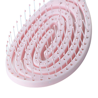 Brosse à cheveux avec Logo de couleur personnalisée, outils de coiffure professionnels, démêlante, classique, humide et sec, offre spéciale