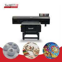 Impresora UV de Cama Plana de Formato Pequeño TechJet 9060 con Posicionamiento Visual, Fabricación Profesional, para Impresión de Productos Promocionales