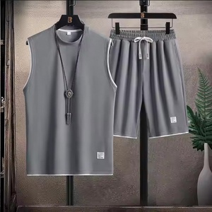 Camiseta Deportiva de Manga Corta para Hombre, Color Sólido, Informal, para Correr, Tejida, Estilo Verano - Product Image 3