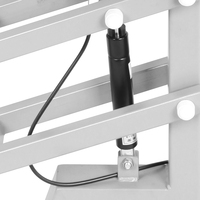 Table de toilettage pour animaux de compagnie de petite taille Shernbao FT-831, ronde, rotative, à levage pneumatique