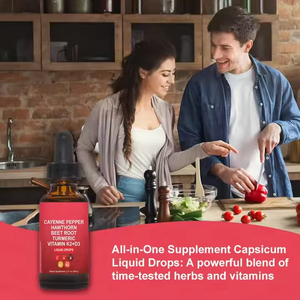 Индивидуальная этикетка для взрослых, кайенский перец, витамин, корень свеклы, боярышник, капли K2 + D3 - Product Image 5