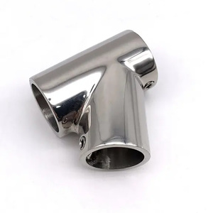 Stainless Steel Connector Pipe Fitting 3 Way For Marine Boat <b>Yacht</b> Hardware - Product Image 3