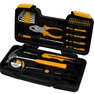 Juego de Herramientas Manuales Apollo de 39 Piezas, Kit de Reparación para el Hogar con Martillo, Alicates, Destornilladores, Llaves Inglesas, Tijeras, Cinta Métrica - Product Image 2