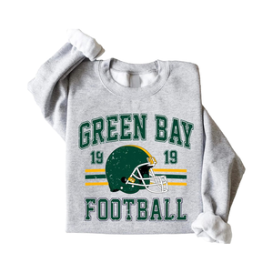 <span class=keywords><strong>Felpa</strong></span> Vintage Olive Loves Apple Green Bay 1919 per <span class=keywords><strong>Uomo</strong></span>, Donna e Bambino, Pullover Effetto Vissuto per il Giorno della Partita, Football di Green Bay - Product Image 1